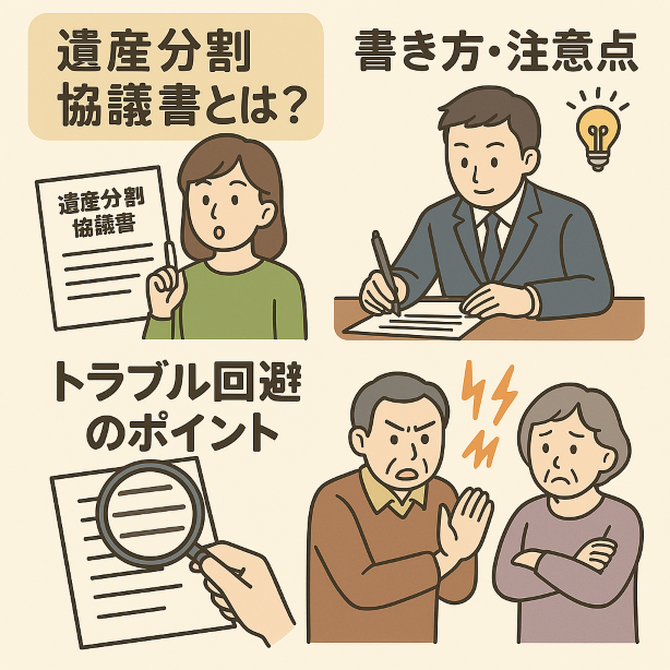 「遺産分割協議書とは？書き方・注意点・トラブル回避のポイントをわかりやすく解説」