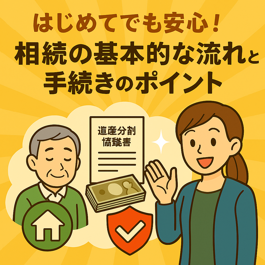 はじめてでも安心！相続の基本的な流れと手続きのポイントをわかりやすく解説
