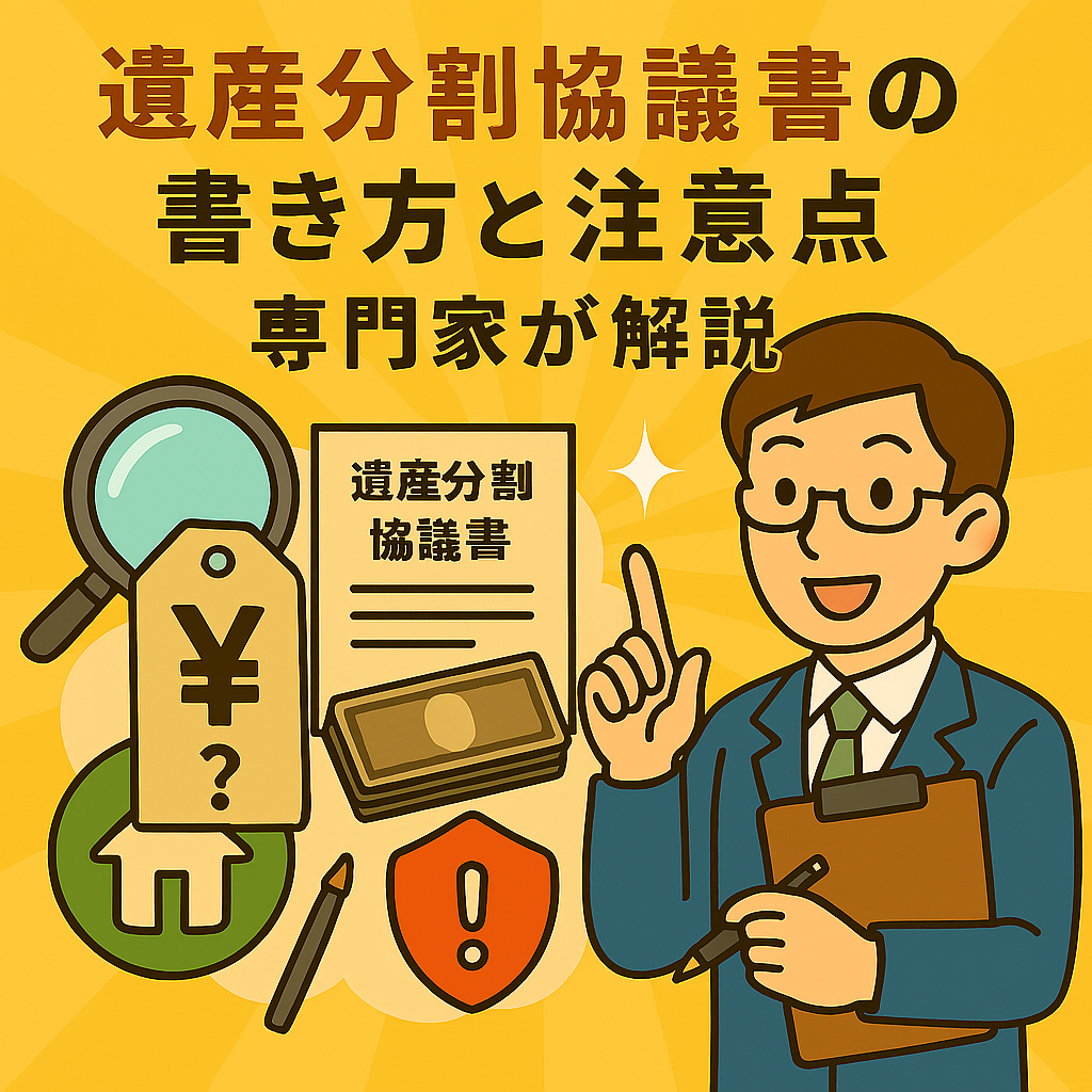 遺産分割協議書の書き方と注意点｜専門家が解説