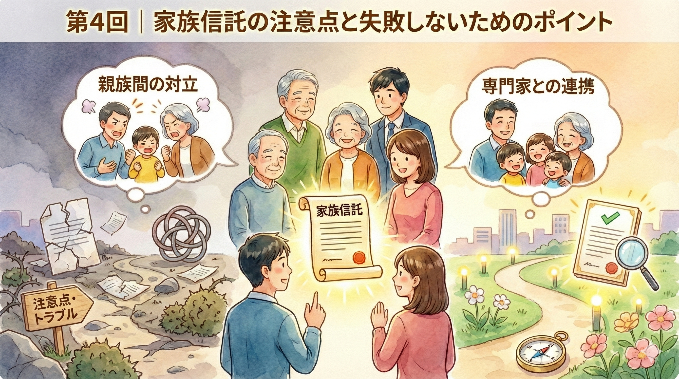 第4回｜家族信託の注意点と失敗しないためのポイント