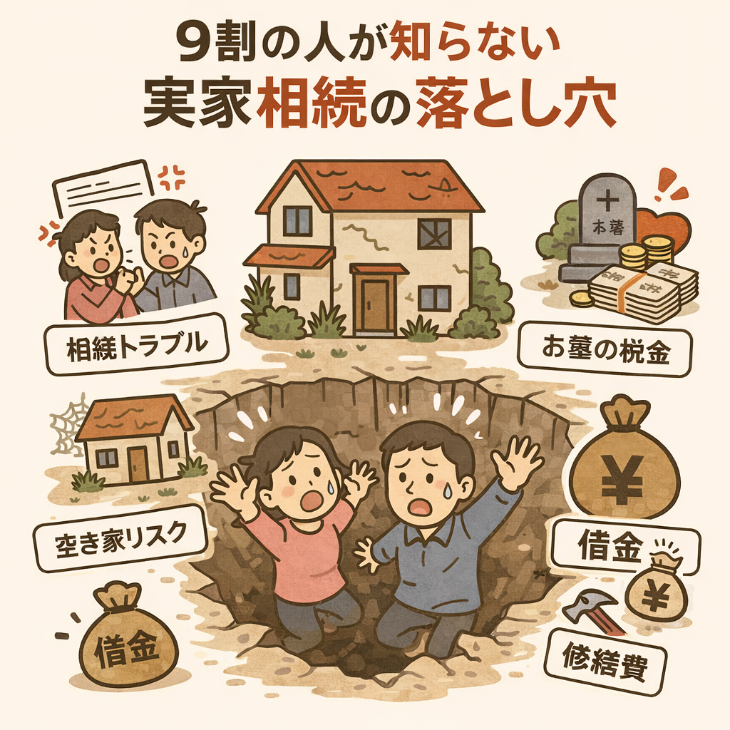 9割の人が知らない実家相続の落とし穴