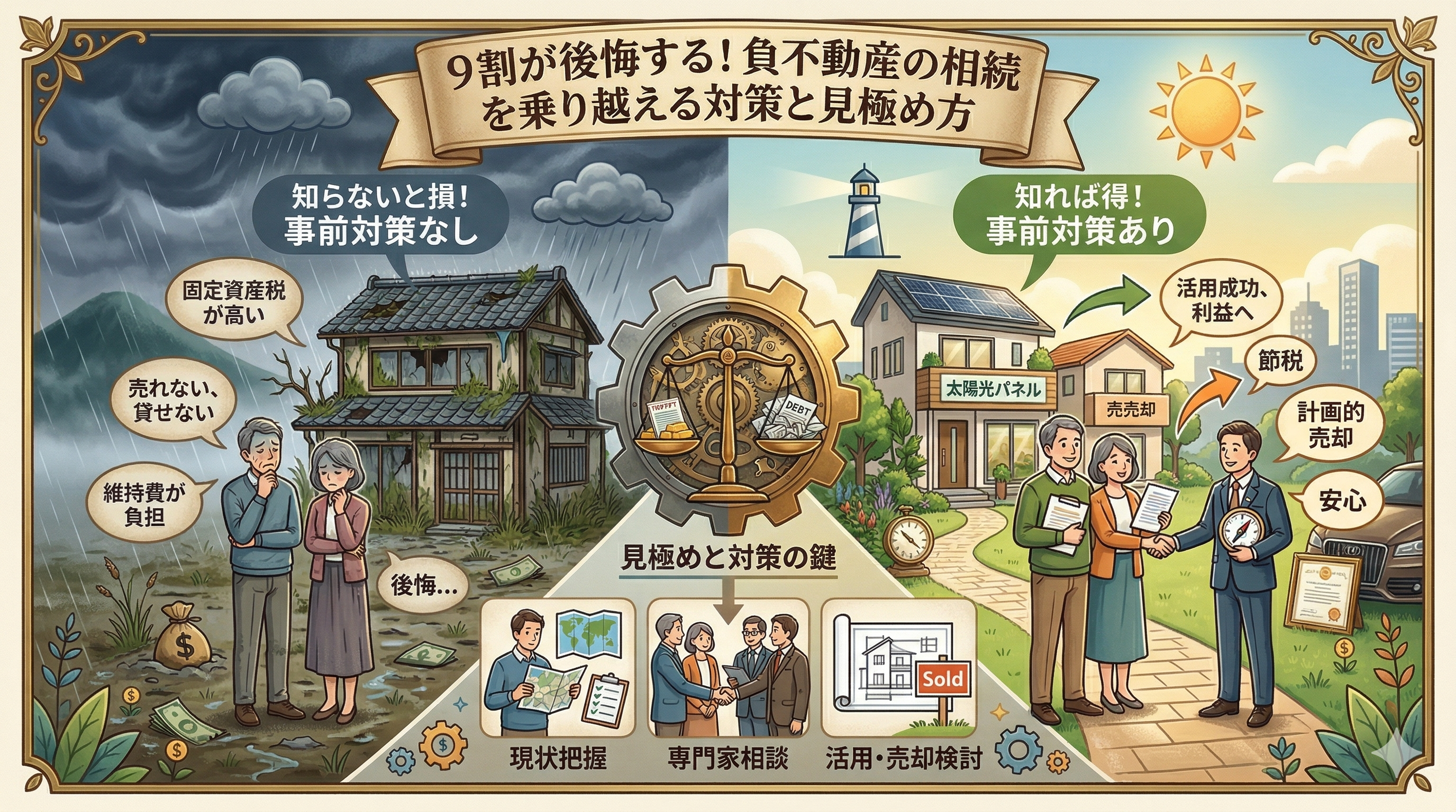9割が後悔する負不動産｜相続前に知らないと損する対策と見極め方