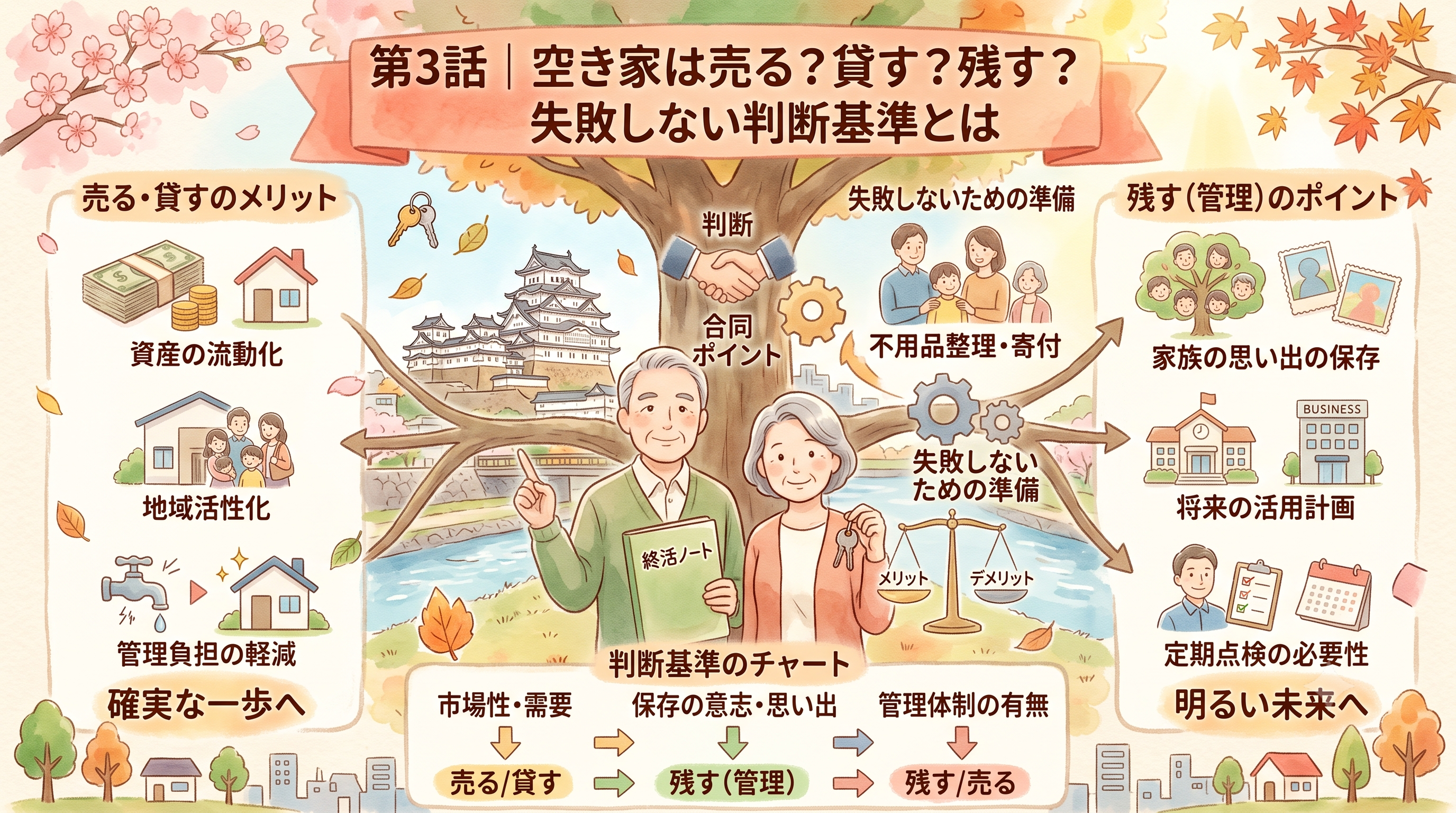 第3話｜空き家は売る？貸す？残す？失敗しない判断基準とは